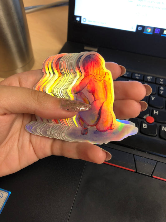 LUSH Holographic Sticker