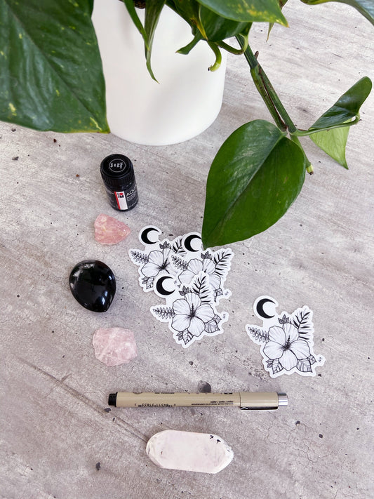 Dark Paradise Vinyl Stickers