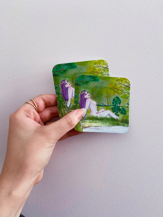 Nymph Mirrored Sticker