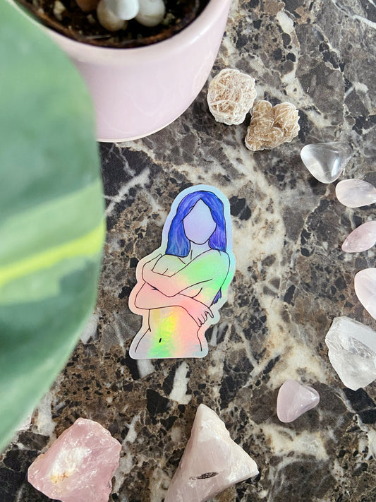 Violet Velvet Holo Sticker