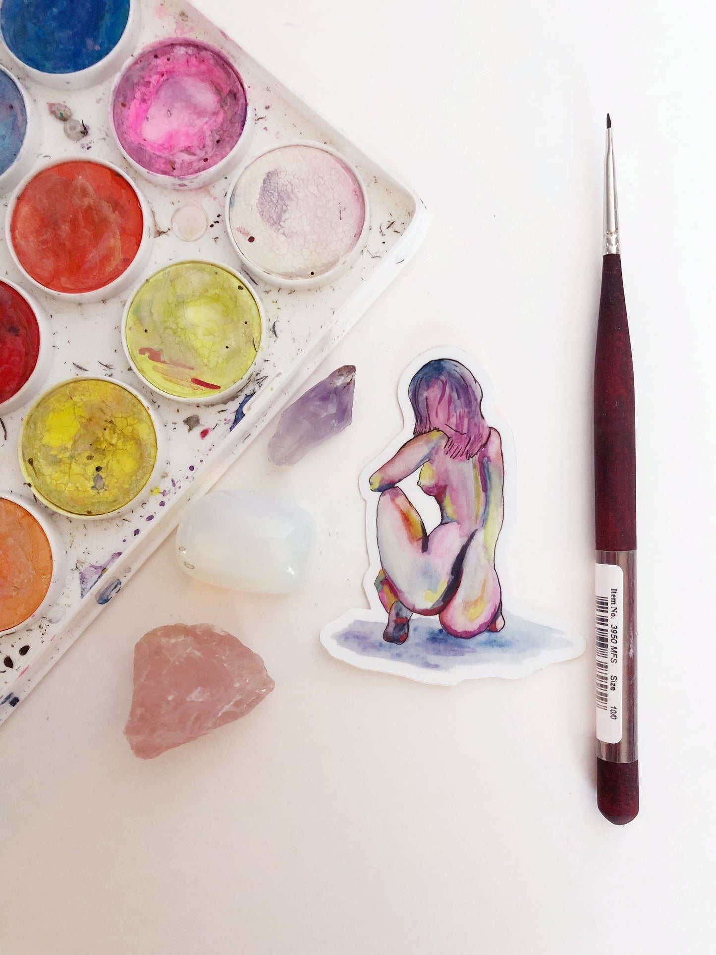 LUSH 2.35" x 3" Die Cut Stickers