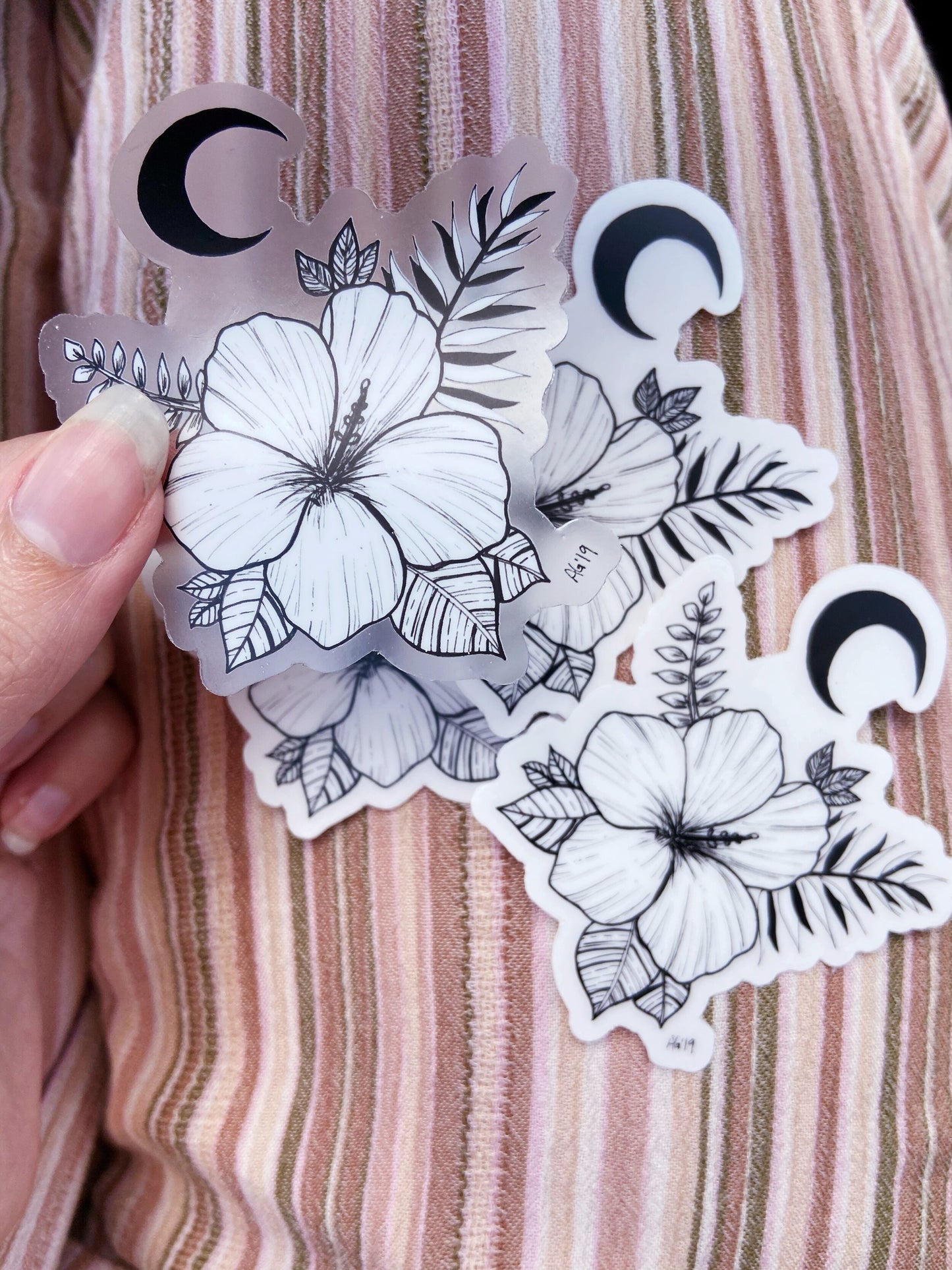 Dark Paradise clear vinyl sticker