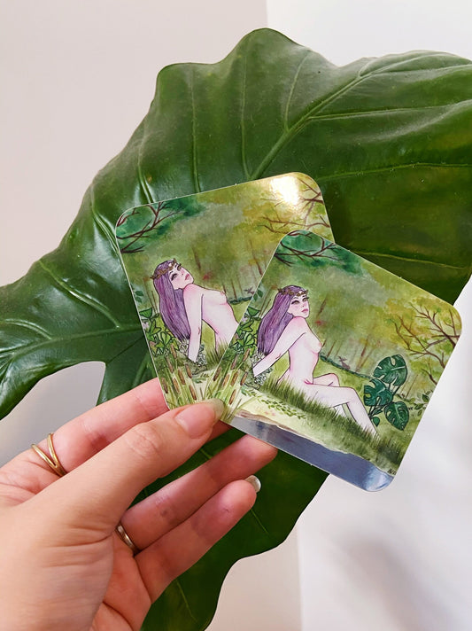 Nymph Mirrored Sticker