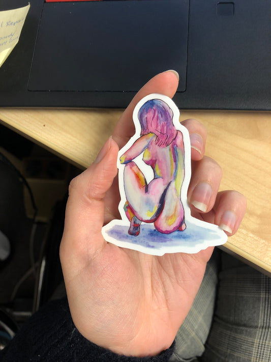 LUSH  2.35" x 3" Die Cut Stickers