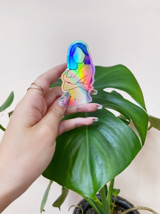 Violet Velvet Holo Sticker