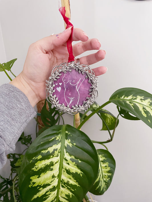 Custom line art ornament