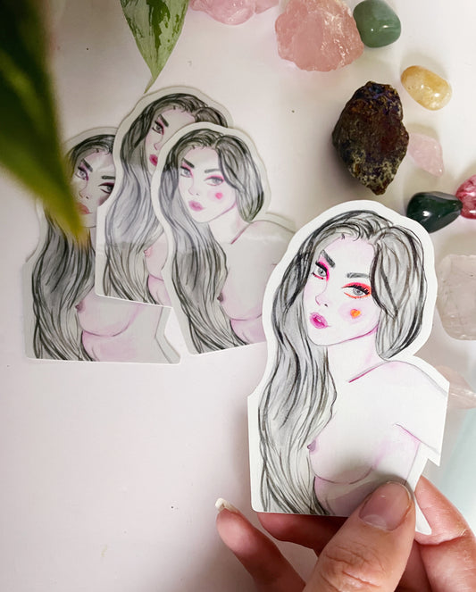 Flame Holo Sticker
